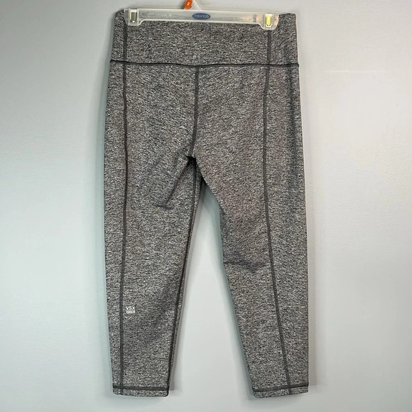 VSX Sport Knockout By Victoria Secret Capri Leggings Grey Mix Stretch Yoga M - Picture 7 of 10